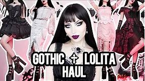 DEVILINSPIRED HAUL TRY ON + REVIEW 🖤 Gothic Romantic Lolita Outfits from Blood Supply | Vesmedinia