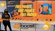 Free Phones Boost Mobile New $10 per Month Plan March2021 | Giveaway at the End | Celltek Family