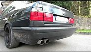 BMW E34 525i M50 VANOS UUC AUTOWERKS EXHAUSTS SOUND FULL HD