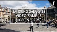 Samsung Galaxy S8 video sample (1080p/30fps)