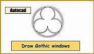 draw Gothic windows (1)