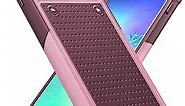 LeYi for Samsung Galaxy S10-Plus Case: (Not Fit S 10) Galaxy S10+ Case for Women Girls, Dual Layer Protective Hard Back & Soft Bumper Resilient Shock Absorb Phone Case for Samsung S10 Plus, Red Pink