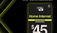 $45 Unlimited Home Internet