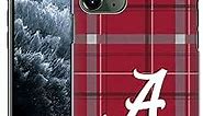 Head Case Designs Officially Licensed University of Alabama UA Tartan Hard Back Case Compatible with Apple iPhone 11 Pro Max