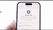 How To Use Screen Time On iPhone! (Complete Beginners Guide)
