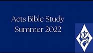 Acs Bible study Chapters 10 - 11 led by Colin Yuckman