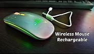 Wireless Rechargeable Mouse | Best Wireless Mouse for Laptop | Wireless RGB Mouse