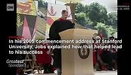 Steve Jobs gave the most watched commencement speech of all time