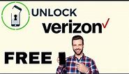 How do I unlock my phone from the Verizon Wireless Network