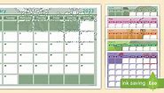 Blank Planning Template 2024 Calendar