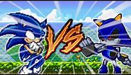 Sonic Vs Metal Sonic (Sprite Animation)