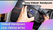 Sony Video8 Handycam CCD-TRV30 NTSC - Recebidos