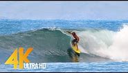 Fearless Surfers of Honolua Bay - Maui Island, Hawaii - 4K Relaxation video with Ocean Sounds