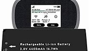 Battery for MiFi 8800L MiFi 7730L, (2021 Upgraded) 4400mAh Replacement Battery for Novatel Jetpack MiFi 8800L MiFi 7730L Mobile Hotspot P/N: 40123117