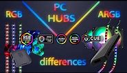RGB & HUB ARGB converter and its differences and installation HUB ARGB