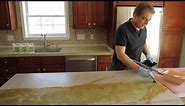 How to Stain Concrete Countertops with Z Aqua-Tint