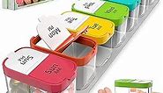 Extra Large Weekly Pill Organizer - XL Daily Pill Box - 7 Day Am Pm Jumbo Pill Case/Container for Supplements Big Pill Holder Twice A Day Oversized Daily Medicine Organizer for Vitamins