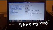 How to enter the BIOS on most Lenovo ThinkPad laptops - The easy way!