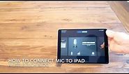 How to Connect Microphone to iPad Pro (Blue Yeti Mic)