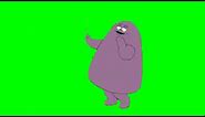 Here comes Grimace Green Screen
