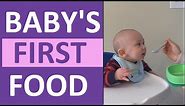 Baby's First Food Reaction at 6 Months Old | How to Start Solids | Pediatric Nursing