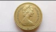 1 British Pound Coin :: United Kingdom 1983
