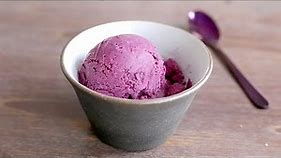 Blueberry Ice Cream | Cuisinart ICE-100 | wa's Kitchen