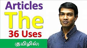 Articles Part-1 (THE) | How to Use the Definite Article ‘THE’ in Tamil | English Grammar in Tamil