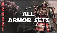 Grand Armor Set Revealing | All Kensei Armor Sets | For Honor