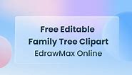Free Editable Family Tree Clipart | EdrawMax Online