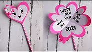 How To Make Happy New Year Card • Cute New Year Greeting Card Making Ideas • birthday card idea