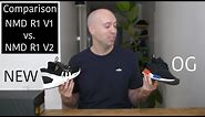 NMD R1 V1 vs NMD R1 V2 comparison - On feet + Unboxing + Review - Mr Stoltz 2020