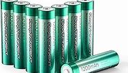 AAA Rechargeable Battery, 1200mAh NiMH Rechargeable AAA Batteries, 1.2V AAA Batteries Rechargeable Long Lasting, Rechargeable Battery 8 Pack, Low Self Discharge, Recharge up to 1200 Cycles
