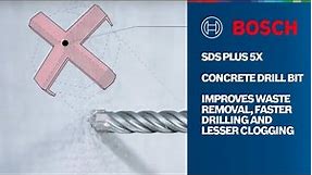 Bosch Concrete Drilling Machine | SDS Plus 5X Concrete Drill Bit