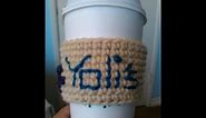 Crochet Coffee Cozy fits Starbucks cups