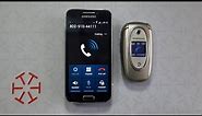 Samsung cell phone from 2004 still works fully in 2023. Samsung incoming call