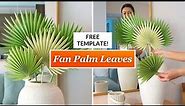 DIY Paper Palm Leaves | Step By Step Tutorial
