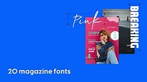 20 best magazine fonts for any type of magazine - Flipsnack Blog