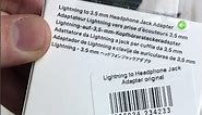 Lightning to Headphone Jack Adapter original