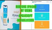 exclusive 2021 goodbye for iTunes & 3uTools restoring iphone by using Apeaksoft iOS Unlocker