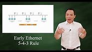 The Early 10Base Ethernet: 5-4-3 Rule