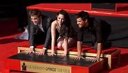 Breaking Dawn Handprint Ceremony - Robert Pattinson, Kristen Stewart, Taylor Lautner (2011)