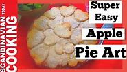 How to make an easy apple pie from scratch 🍎 Pie art video