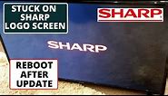 How To Fix Sharp TV Stuck on Sharp Logo Screen || Sharp TV Wont Turn On After firmware Update