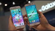 Galaxy S6 vs. iPhone 6 hands-on