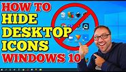 How to Hide Icons from Desktop | Windows 10 Tutorial