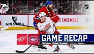 Red Wings @ Canadiens 4/16 | NHL Highlights 2024