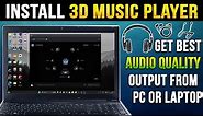 How to Download and Install 3D Music Player on Windows 11/10/8/7 🤯Step-by-Step 2023💥Best Music Playe