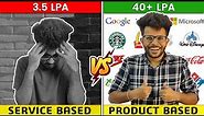 Product Based vs Service Based Company Difference 🔥 | 3.5 LPA vs 10LPA 🤑| Off-Campus Placement