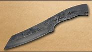1095 High Carbon Steel Blank Blade Cleaver Knife Butcher Knife Hunting Knife,Knife Making Supply